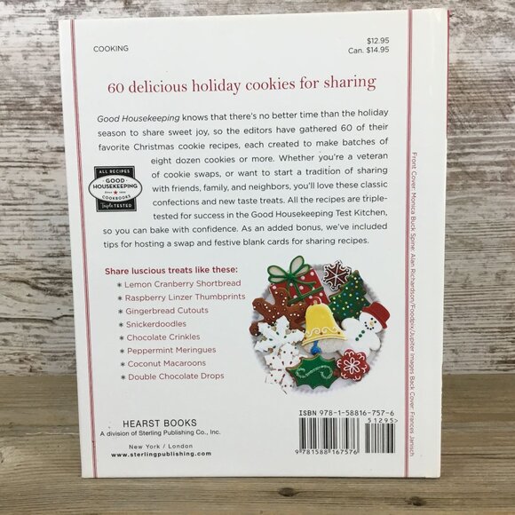 Good Housekeeping The Great Christmas Cookie Swap Cookbook 60 Recipes Hardcover - Picture 2 of 11